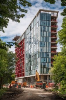 Actual Suisse – Métiers du bâtiment et de la construction sur chantier urbain moderne