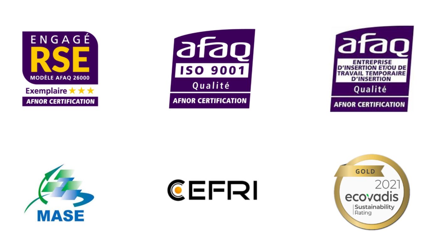 ActualGroup - logos labels certifications